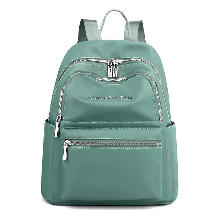 Student Teen Multi-way Carry Waterproof Nylon Casual School Bag
