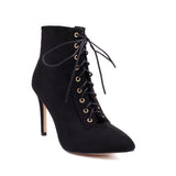 Level Up Lace Up Booties