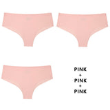 3Pcs/Lot Seamless Panty Set Underwear Female Comfort Intimates Low-Rise Briefs Panties Lingerie
