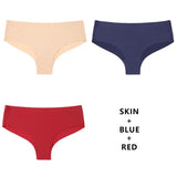 3Pcs/Lot Seamless Panty Set Underwear Female Comfort Intimates Low-Rise Briefs Panties Lingerie