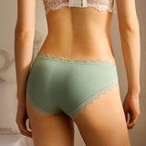 3pcs Lace Panties Underwear Seamless Cute Bow Briefs Soft Comfort Lingerie Female Underpant