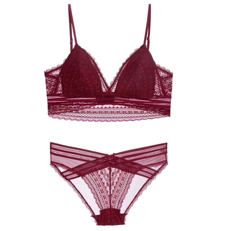 French Lace Underwear Set Bra Set Push Up Brassiere Bra And Panty Sets Lingerie