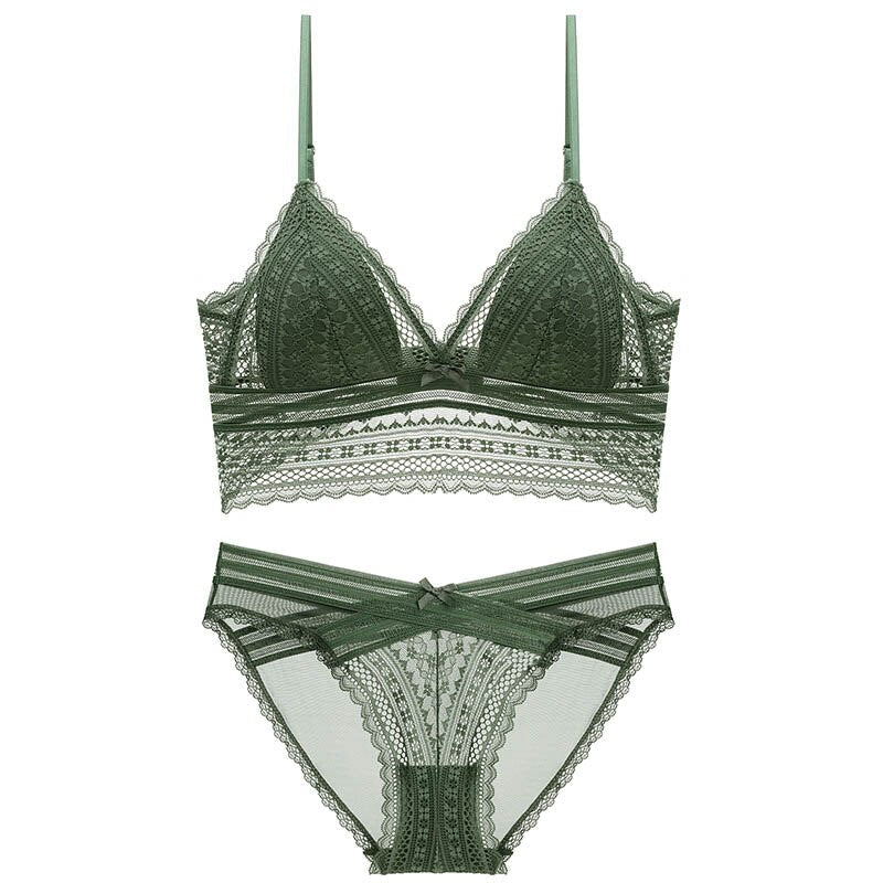 French Lace Underwear Set Bra Set Push Up Brassiere Bra And Panty Sets Lingerie