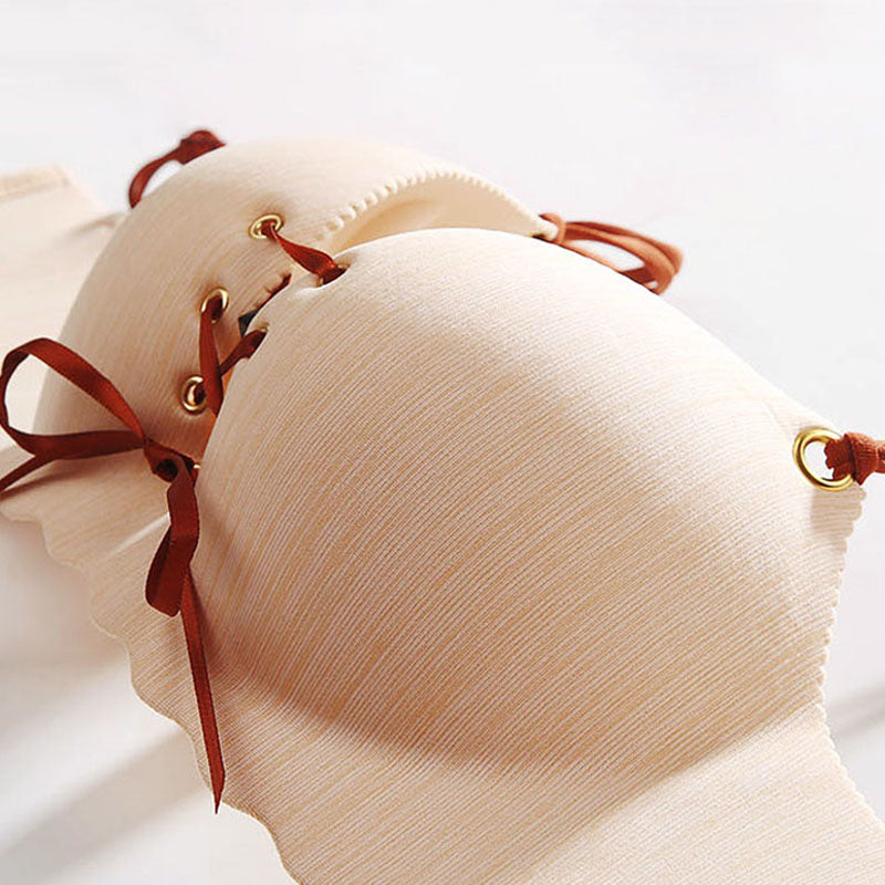 Super Push Up Bras Seamless Underwear Wire Free Female Bralette Beauty Back Lingerie