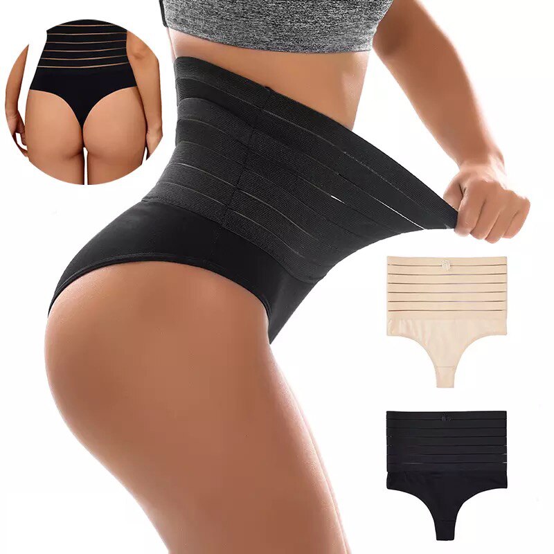 High Waist Shaping Thong Breathable Body Shaper Slimming Tummy Underwear
