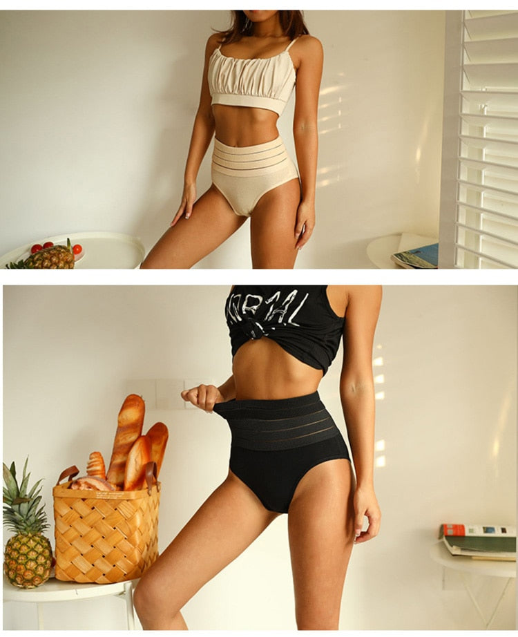 High Waist Shaping Panties Breathable Body Shaper Slimming Tummy Underwear