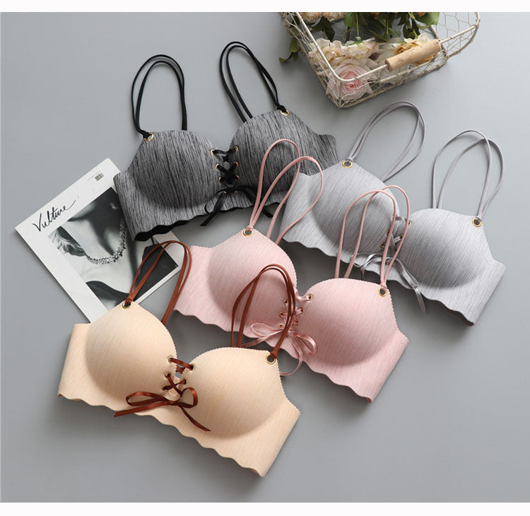 Super Push Up Bras Seamless Underwear Wire Free Female Bralette Beauty Back Lingerie
