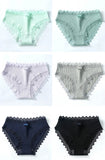 3pcs Lace Panties Underwear Seamless Cute Bow Briefs Soft Comfort Lingerie Female Underpant