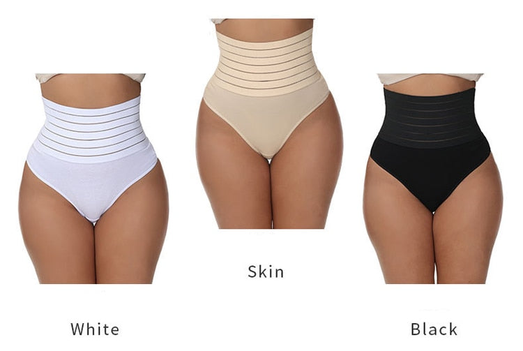 High Waist Shaping Thong Breathable Body Shaper Slimming Tummy Underwear