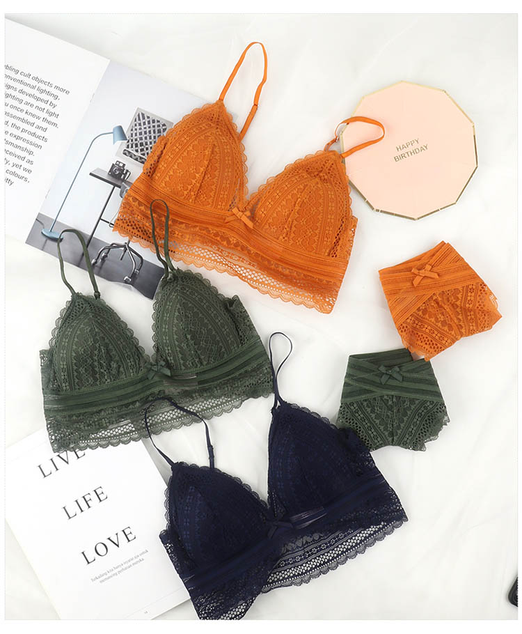 French Lace Underwear Set Bra Set Push Up Brassiere Bra And Panty Sets Lingerie