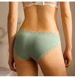 3pcs Lace Panties Underwear Seamless Cute Bow Briefs Soft Comfort Lingerie Female Underpant