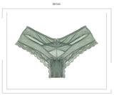 3pcs/Lot Panties Lace Low-Waist Brief Female Underwear Lady Cross Strap Hollow Out Lingerie G String Underpant