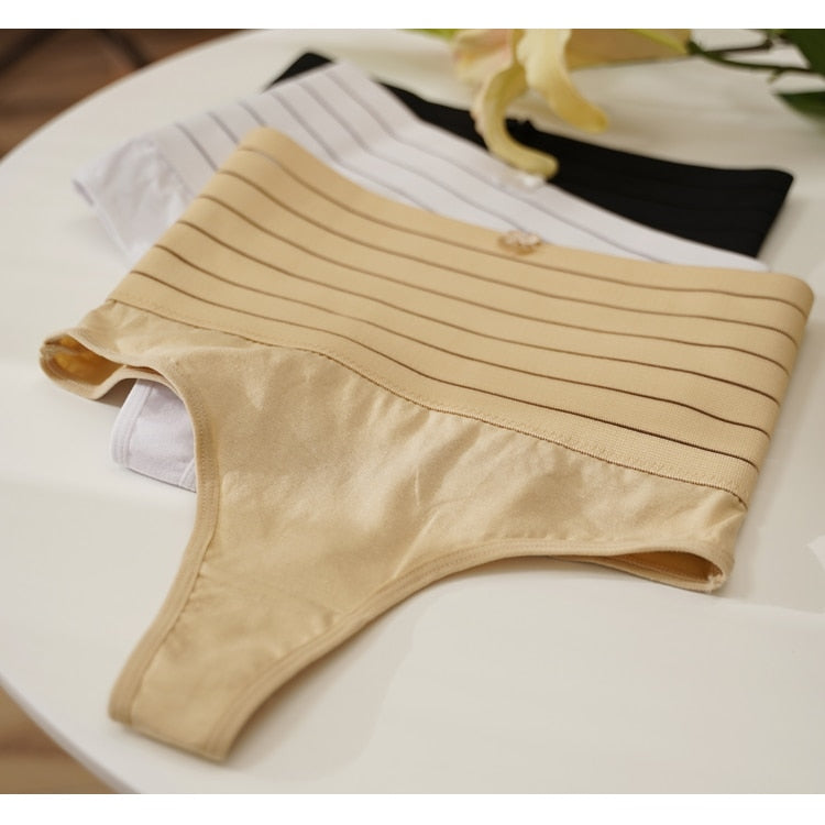High Waist Shaping Thong Breathable Body Shaper Slimming Tummy Underwear