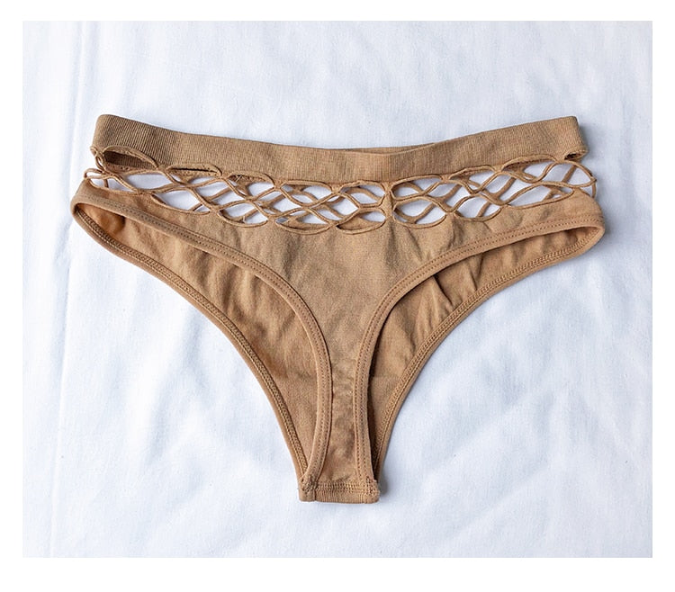 Hollow Out Lingerie Europe Seamless Panties Elasticity Underwear