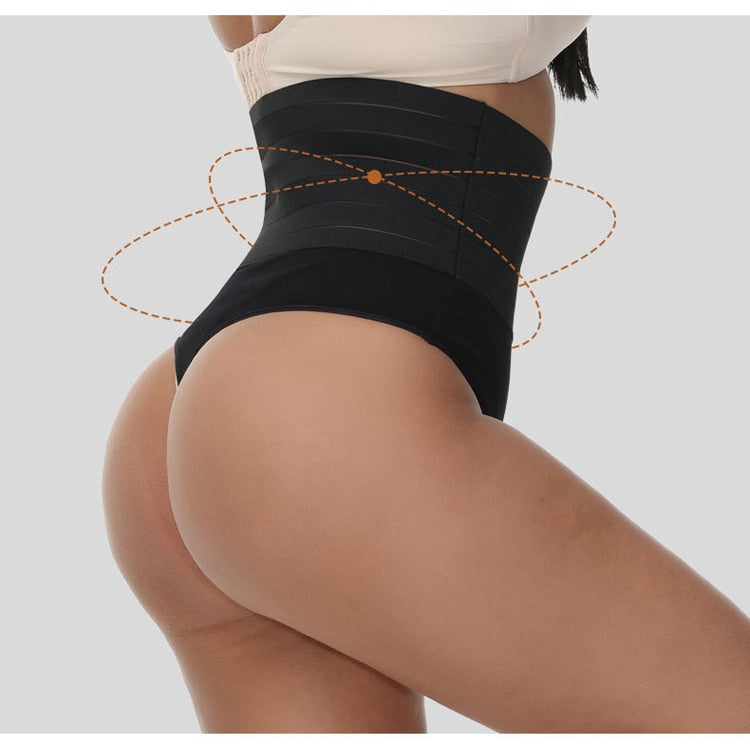 High Waist Shaping Thong Breathable Body Shaper Slimming Tummy Underwear