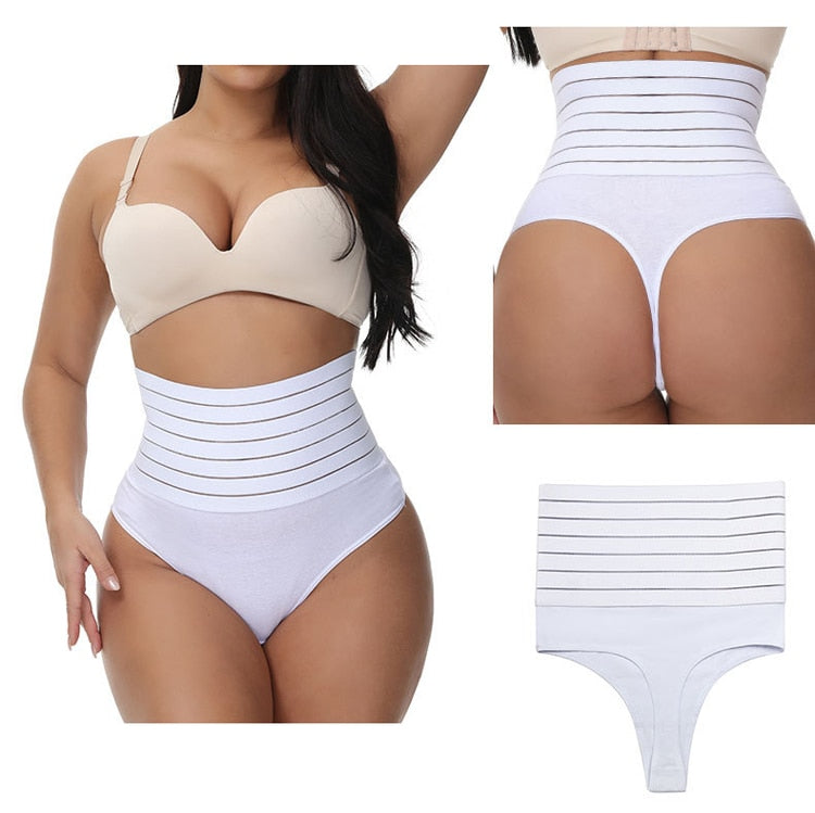 High Waist Shaping Thong Breathable Body Shaper Slimming Tummy Underwear