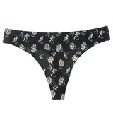 2Pcs/Lot Flowers Lingerie Temptation Low-waist Panties Thong No Trace Breathable Underwear G String Intimates