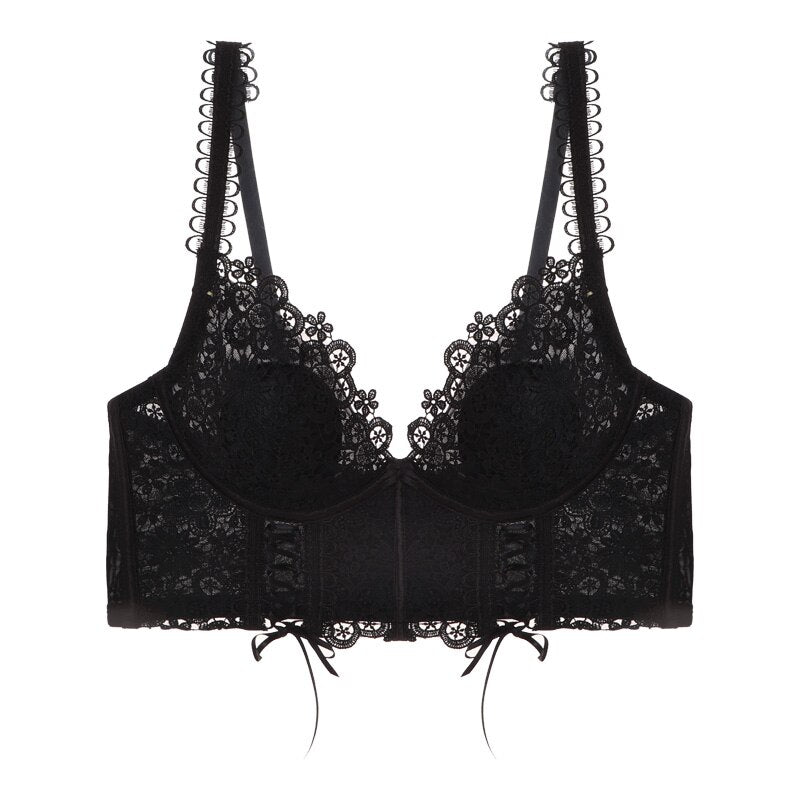 French Classic Bra Embroidered Lace Underwear
