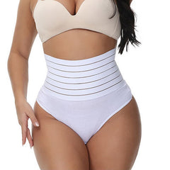 High Waist Shaping Thong Breathable Body Shaper Panties Slimming Tummy Underwear
