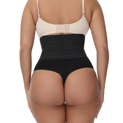 High Waist Shaping Thong Breathable Body Shaper Panties Slimming Tummy Underwear