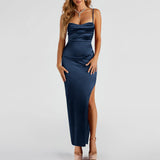 Michelle High-Slit Formal Dress