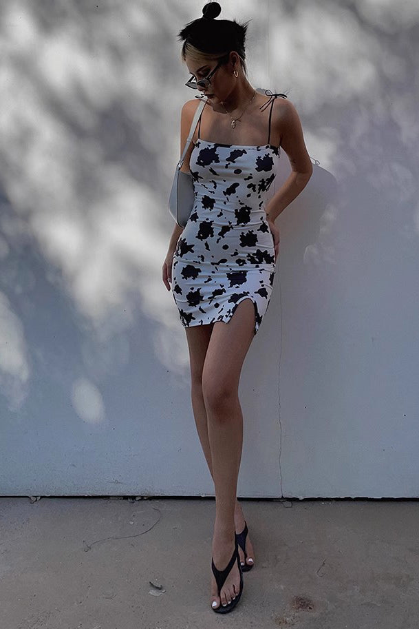 Allover Print Bodycon Dress