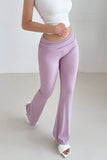 Casual Knit Bodycon Low Waist Pants Trousers