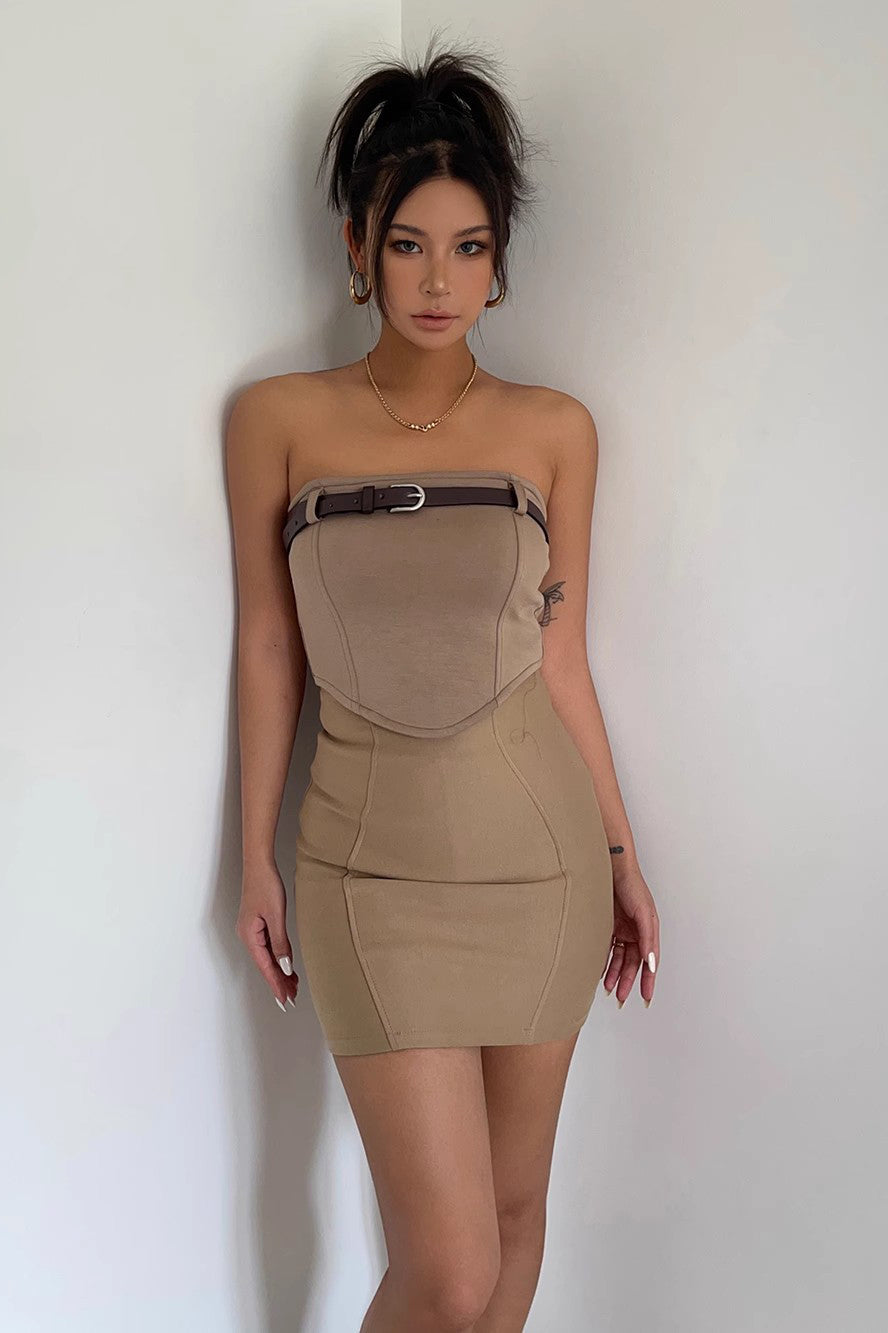 Fitted A-Line Solid Skirt