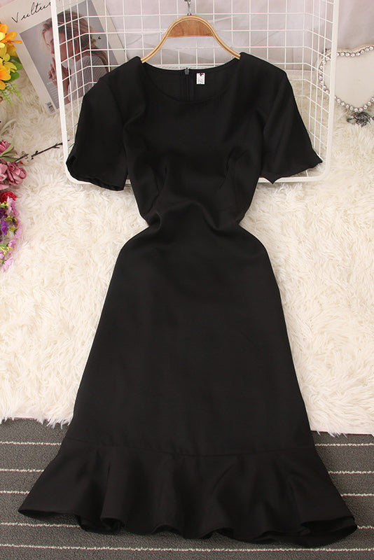 Short Sleeve Strappy Maxi Dress