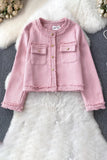 Knit Buttons Long Sleeve Cardigan Jacket Coat