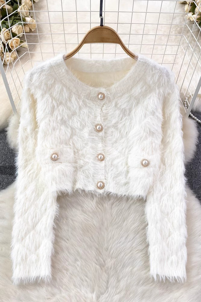 Retro Long Sleeve Buttons Cardigan Jacket Coat