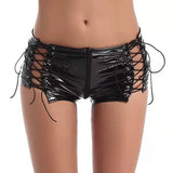 Bad Intentions Double Lace Up Latex Briefs