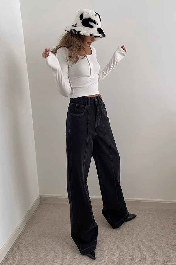 Ribbed Buttoned Front Fitted Basic Shirts