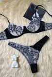 Lace Embroidery Underwear Lingerie Set