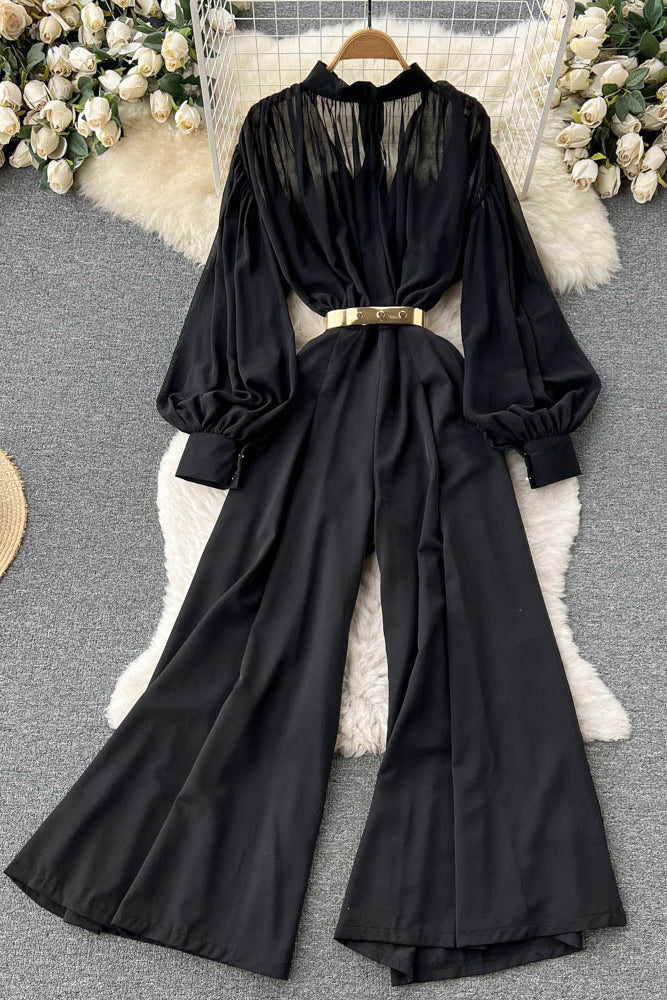 Long Sleeve Romper Jumpsuit