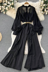 Long Sleeve Romper Jumpsuit