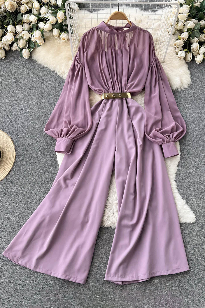 Long Sleeve Romper Jumpsuit
