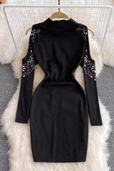 Long Sleeve Bodycon Mini Dress