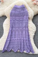 Irregular Hollow Beach Skirt