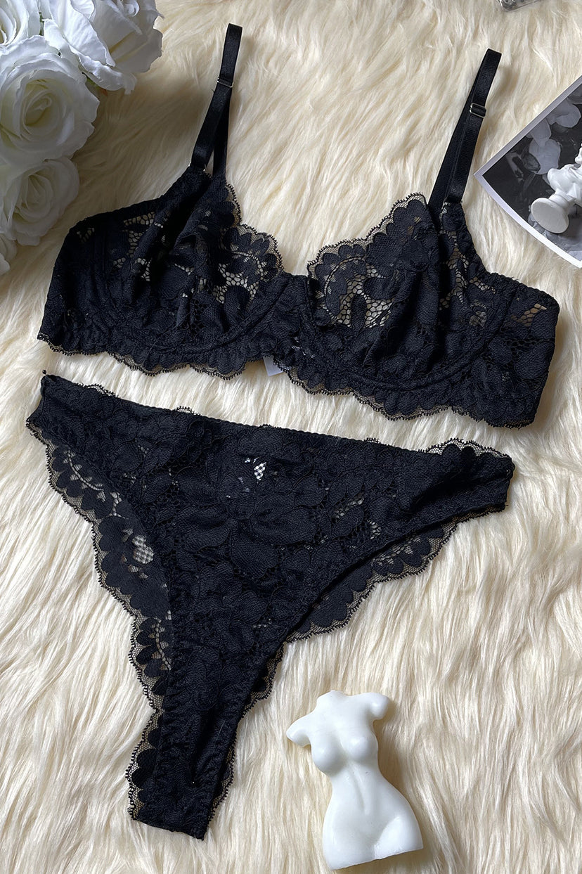 Lace Underwear Lingerie Set