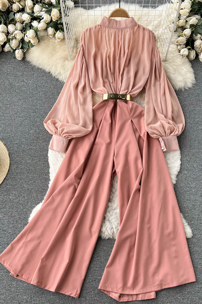Long Sleeve Romper Jumpsuit