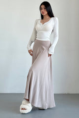 Retro Wool A-Line Skirt