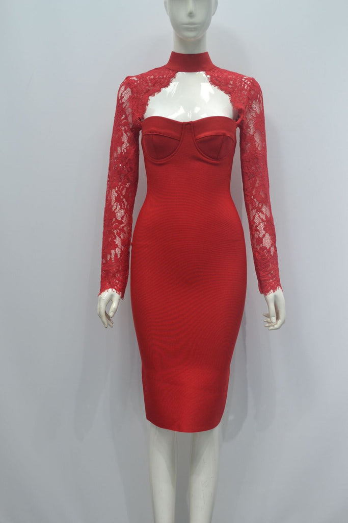 The Danielle Eyelet Lace Dress