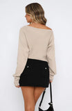 She's A Stunner Off The Shoulder Crop Top