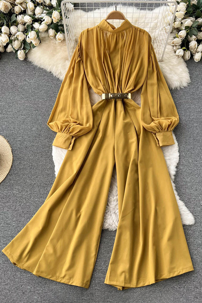 Long Sleeve Romper Jumpsuit