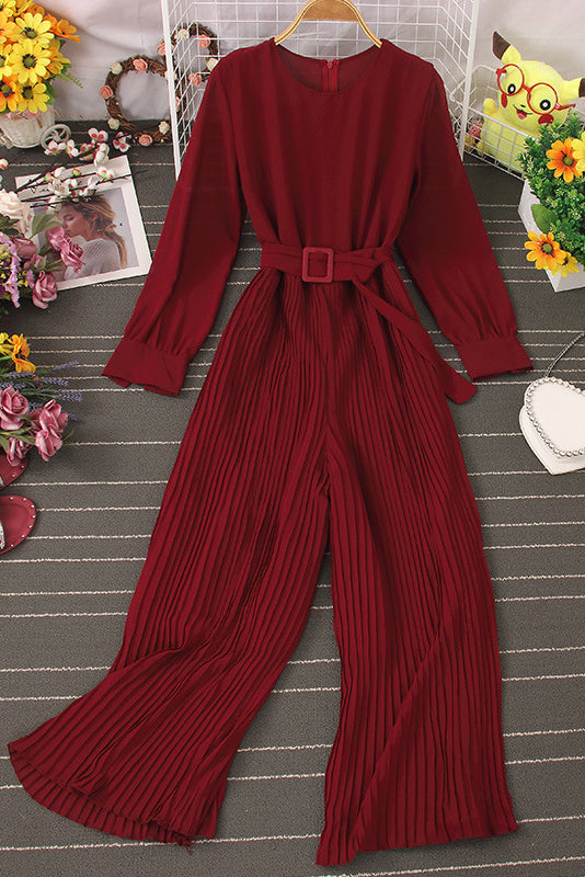 Ruffle Long Sleeve Romper Jumpsuit