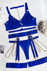 Hollow Strappy Underwear Lingerie Set
