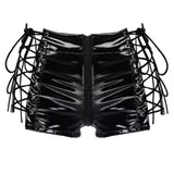 Bad Intentions Double Lace Up Latex Briefs