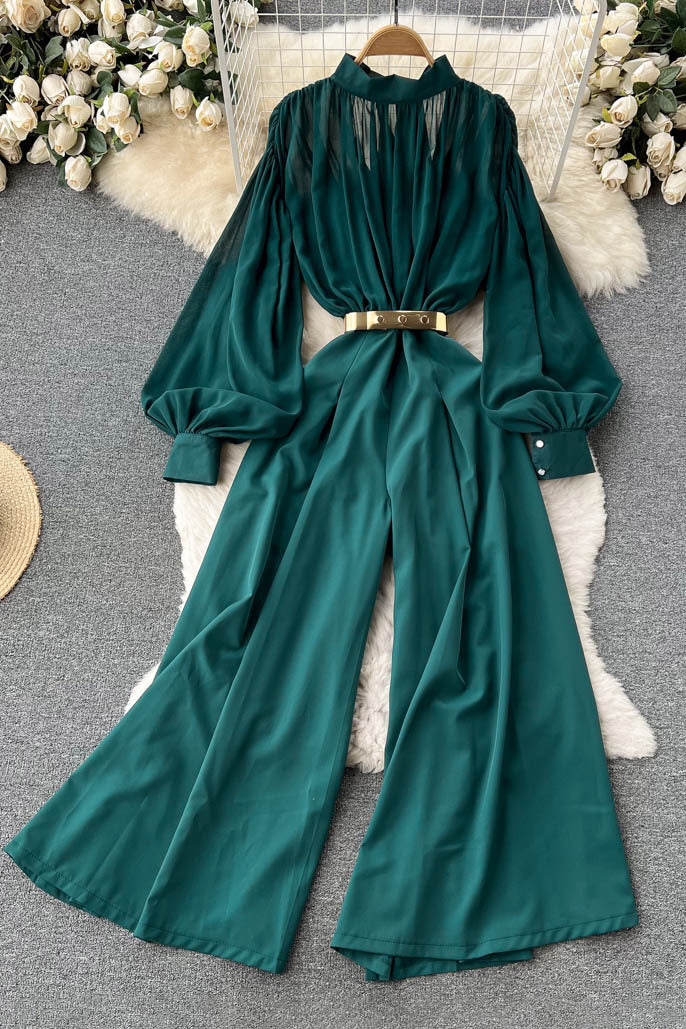 Long Sleeve Romper Jumpsuit