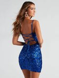 Live It Up Sequin Mini Dress